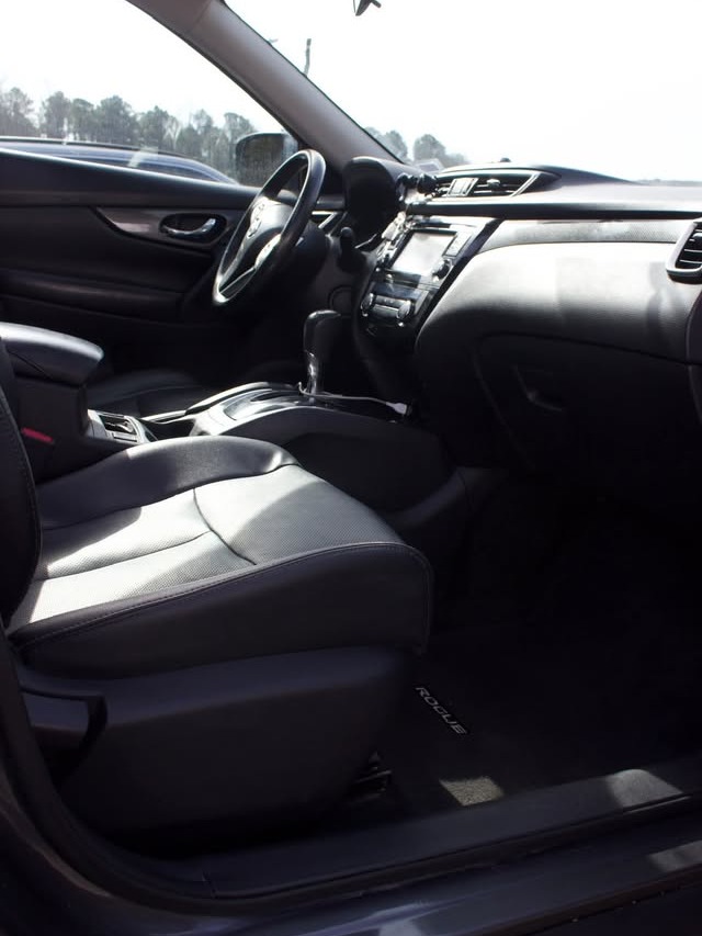 Interior deep clean detail — after